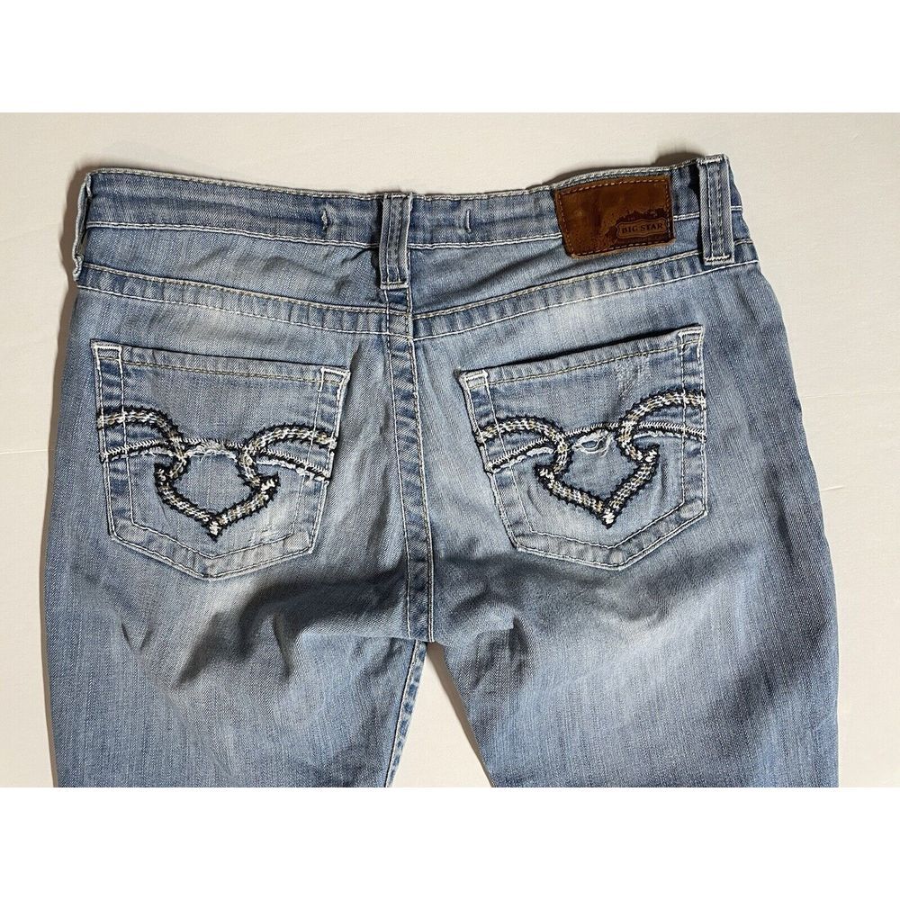 Big Star By Buckle Women's Remy Jeans 29x25‎ Low Rise Fit Crop Cowgirl Western